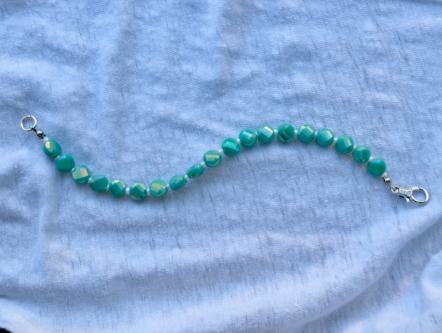 Teal bracelet