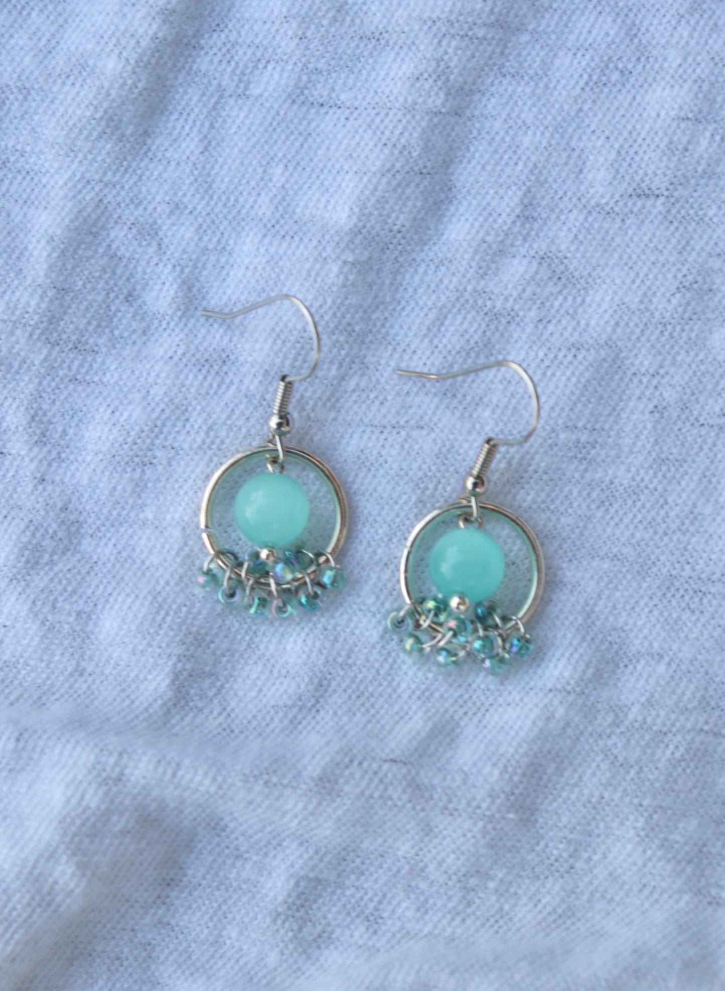 Sea foam earrings