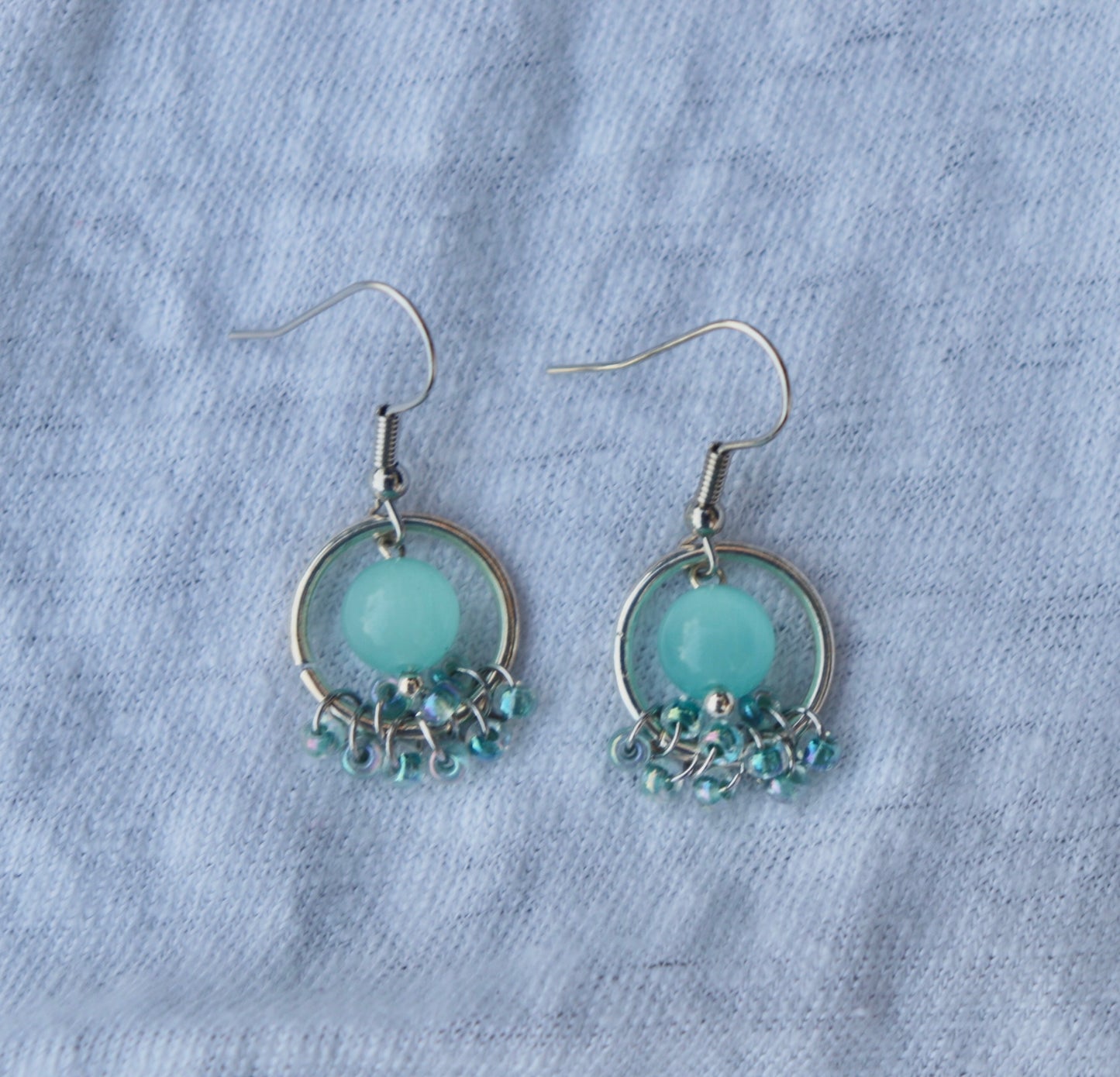 Sea foam earrings